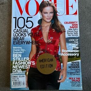 Vogue US October 2001 Magazine – Vintage 2000s